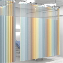 Wave Integral Mesh Privacy Curtain Fabrics